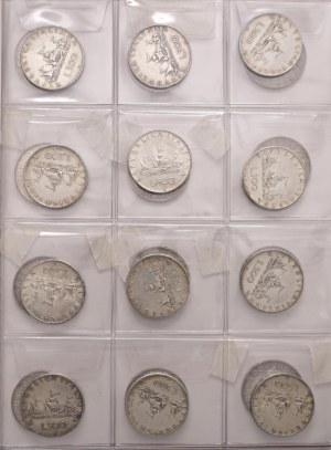 Italian Republic - Album containing 96 coins of 500 lira carave type...
