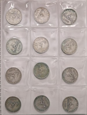 Italian Republic - Album containing 96 coins of 500 lira carave type...