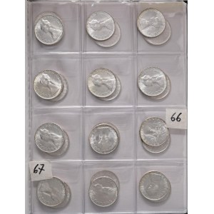 Italian Republic - Album contenente 96 monete da 500 lire tipo carave...