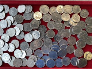 Italian Republic - REPUBLIC Lot of 122 pieces of 50 lira and 119 pieces of ...