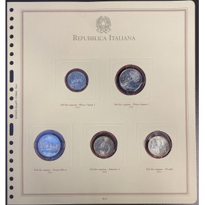 Italian Republic - REPUBBLICA ITALIANA Monete commemorative 1991-1993...