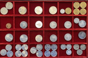 Italian Republic - Lot of 43 coins as pictured, many FDC. Inclus...