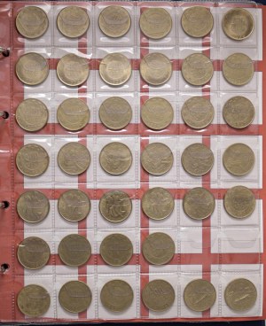 Italian Republic - REPUBBLICA ITALIANA Album with lira coins from ci...