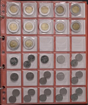 Italian Republic - REPUBBLICA ITALIANA Album with coins in lira and eu...