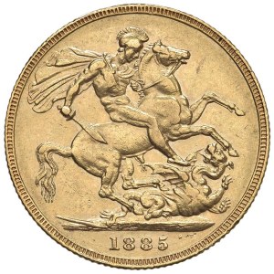 Foreign coins - AUSTRALIA Victoria (1837-1901) 1885 M sterling - K...