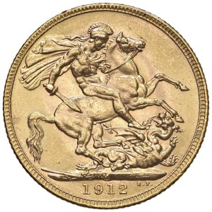 Foreign coins - AUSTRALIA George V (1911-1928) Sterling 1912 M - ...