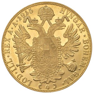 Foreign coins - AUSTRIA Francesco Giuseppe (1848-1916) 4 Ducati 19...