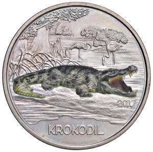 Foreign coins - AUSTRIA 3 Euro 2017 Crocodile - NI (g 16.14)...