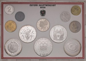 Foreign coins - AUSTRIA 1974 Divisional in original box u...