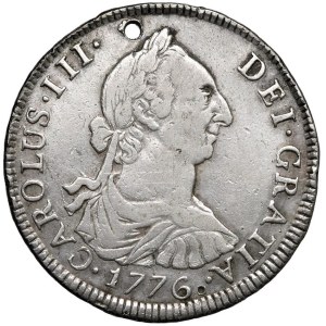 Foreign coins - BOLIVIA Carlo III (1759-1825) 4 Reales 1776 PTS JR...