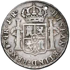 Foreign coins - BOLIVIA Carlo III (1759-1825) 4 Reales 1776 PTS JR...