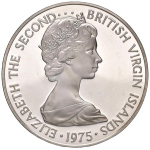 Foreign coins - BRITISH VIRGIN ISLANDS Dollar 1975 - AG (g 25.86)...