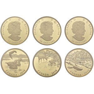 Foreign coins - CANADA 30 Dollari 2019 - AG dorato (g 62,69) Lotto...