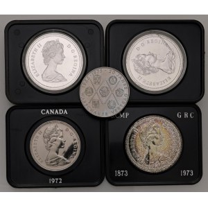 Foreign coins - CANADA Lotto di quattro astucci come da foto. Da e...