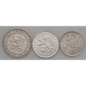 Foreign coins - CECOSLOVACCHIA 100, 50 e 25 Korun 1955 - AG (24,00...