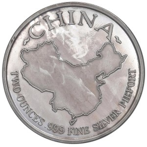 Foreign coins - CINA Piefort 1992 commemorativo 10Â° anniversario ...