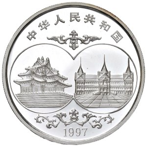 Foreign coins - CHINA 10 Yuan 1997 friendship between China and Thailand - ...