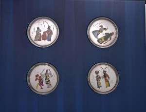 Foreign coins - CHINA 10 Yuan 2000 Peking Opera - KM 1338; 1339...