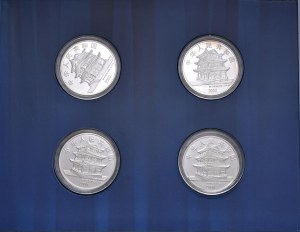 Foreign coins - CHINA 10 Yuan 2000 Peking Opera - KM 1338; 1339...