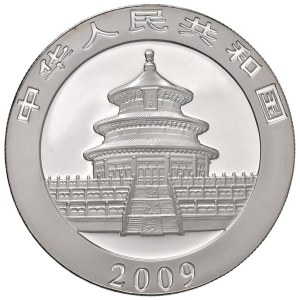 Foreign coins - CINA 10 Yuan 2009 Panda colorati - AG (g 31,1)...