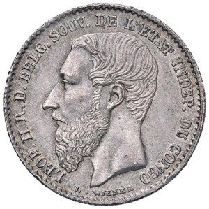 Foreign coins - CONGO Leopold II (1885-1908) 50 Centimes 1887 - K...