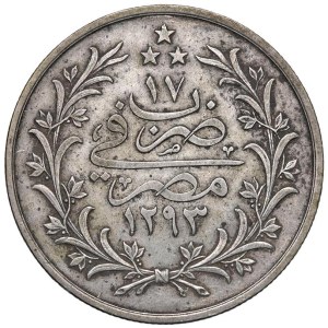 Foreign coins - EGITTO Abdul Hamid II (1876-1909) 10 Qirsh 1293 IV...