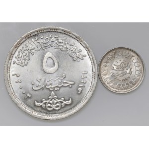 Foreign coins - EGITTO 5 Pounds 1424 (2003) - KM 919 AG (g 17,48) ...