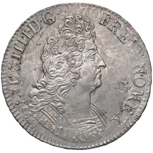 Foreign coins - FRANCIA Luigi XIV (1643-1715) Ecu 1705 A - KM 362;...