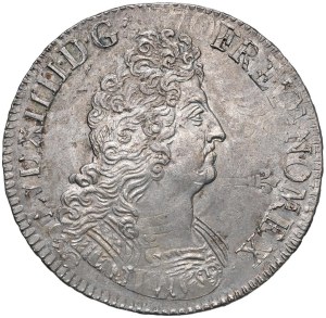 Foreign coins - FRANCE Louis XIV (1643-1715) Ecu 1705 A - KM 362;...