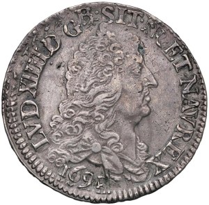 Foreign coins - FRANCE Louis XIV (1643-1715) Half Ecu 1695 (?) A...