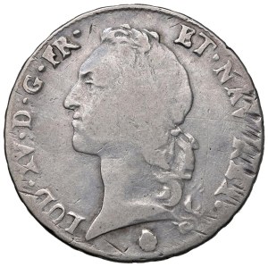 Foreign coins - FRANCE Louis XV (1715-1774) Ecu 1768 Q - KM 512; ...