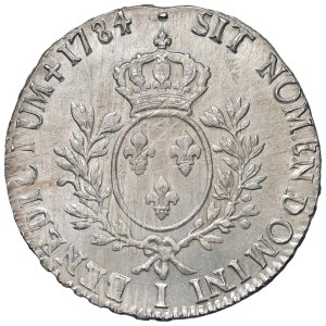 Foreign coins - FRANCE Louis XVI (1774-1792) Ecu 1784 I - KM 564;...