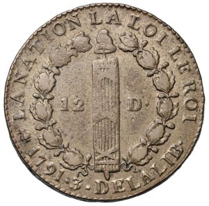 Foreign coins - FRANCE Louis XVI (1774-1792) 12 Deniers 1791 A - ...