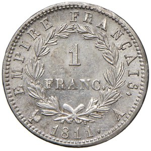 Foreign coins - FRANCIA Napoleone (1804-1815) Franco 1811 A - KM 6...