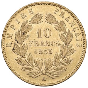 Foreign coins - FRANCIA Napoleone III (1852-1870) 10 Franchi 1855 ...