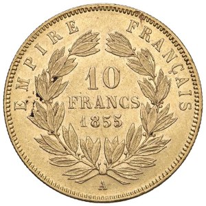 Foreign coins - FRANCE Napoleon III (1852-1870) 10 Francs 1855 ...