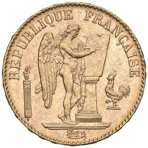Foreign coins - FRANCIA 20 Franchi 1896 A - Gad.1063 AU (g 6,46)...
