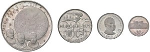Foreign coins - FUJAIRAH 10, 5, 2 and 1 Riyals 1969 - KM 1, 2, 3, 4 ...