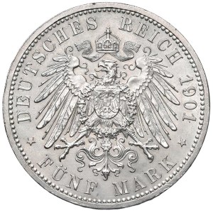 Foreign coins - GERMANY Prussia Wilhelm II (1888-1918) 5 Marks...
