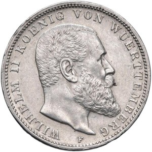Foreign coins - GERMANY Wurttemberg - Frederick (1893-1918) 3 Marc...