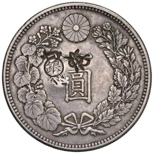 Foreign coins - JAPAN Meiji (1867-1912) Yen 1895 countermark to ...
