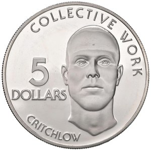 Foreign coins - GUYANA 5 Dollari 1976 - AG (g 37,92)...