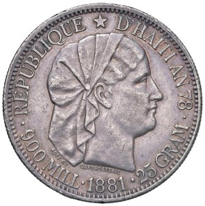 Foreign coins - HAITI First Republic (1859-1957) Gourde 1881 - K...