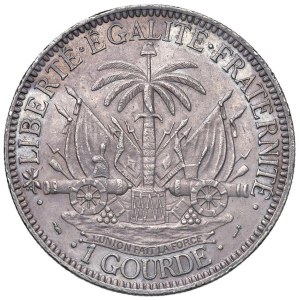 Foreign coins - HAITI First Republic (1859-1957) Gourde 1881 - K...