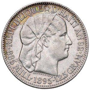 Foreign coins - HAITI Prima Repubblica (1859-1957) 50 Centimes 189...