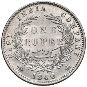 Foreign coins - INDIA Victory (1837-1901) Rupee 1840 - KM 458 AG ...