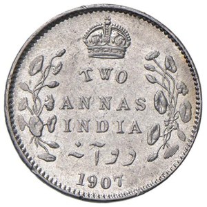 Foreign coins - INDIA Edward VII (1902-1910) 2 Annas 1907 - KM 50...
