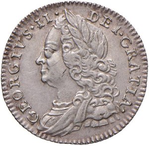 Foreign coins - ENGLAND George II (1727-1760) 6 Pence 1758 - ...