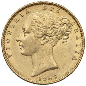 Foreign coins - ENGLAND Victoria (1837-1901) 1863 sterling (13...