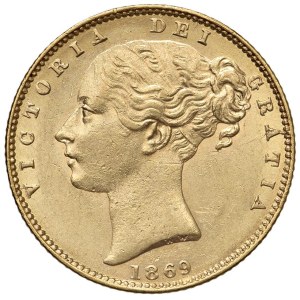 Foreign coins - INGHILTERRA Vittoria (1837-1901) Sterlina 1869 (14...